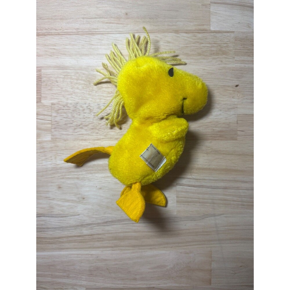 Vtg Woodstock Beanbag Plush Peanuts Toy Bird Snoopy's Friend Orig 1972 Korea 9"